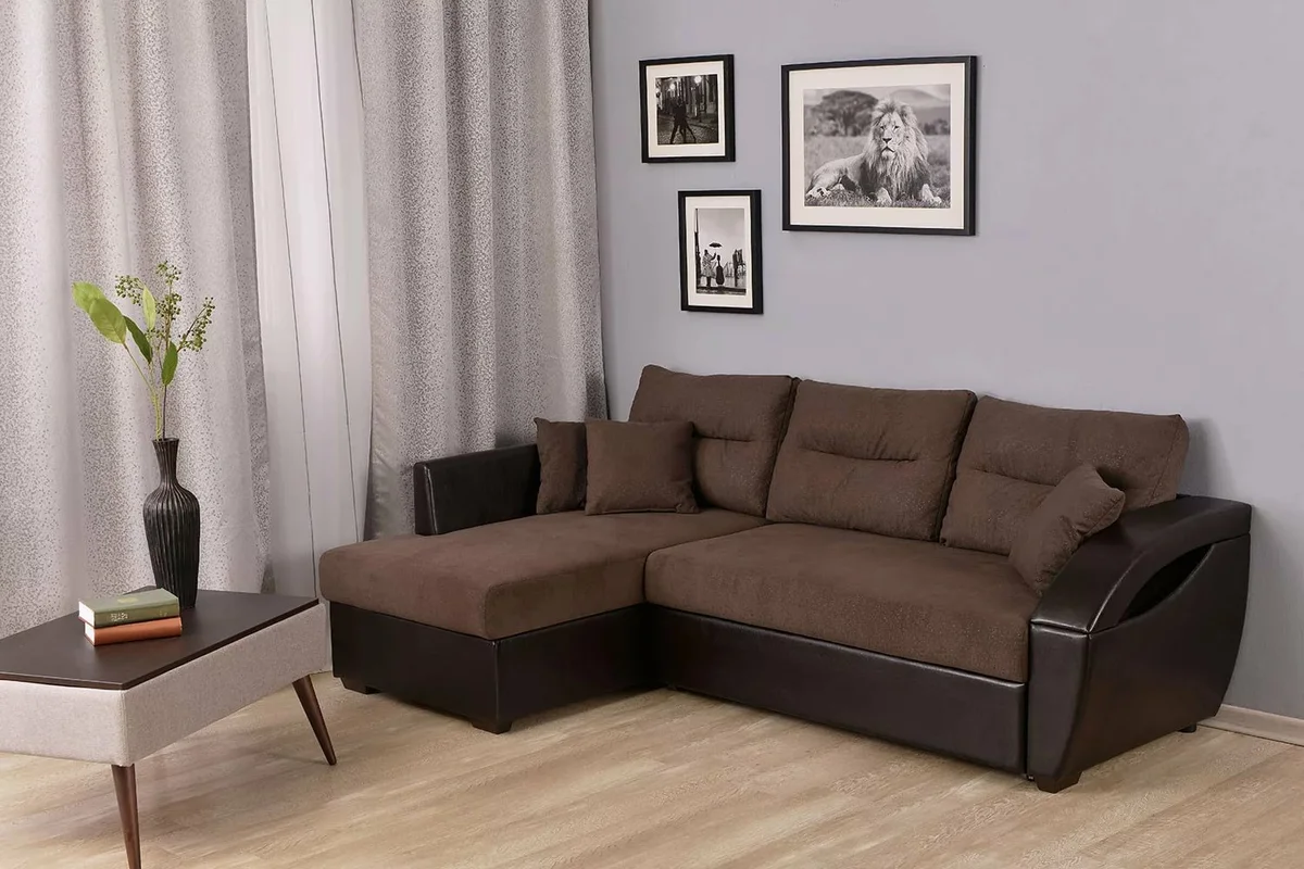 варианты установки углового дивана